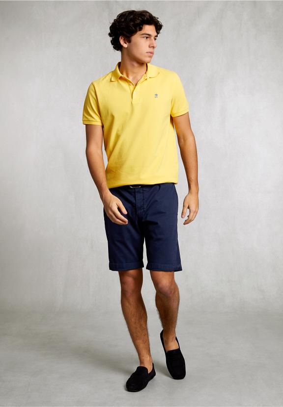 Custom Fit Pima Cotton Polo Butterfly - Jaune