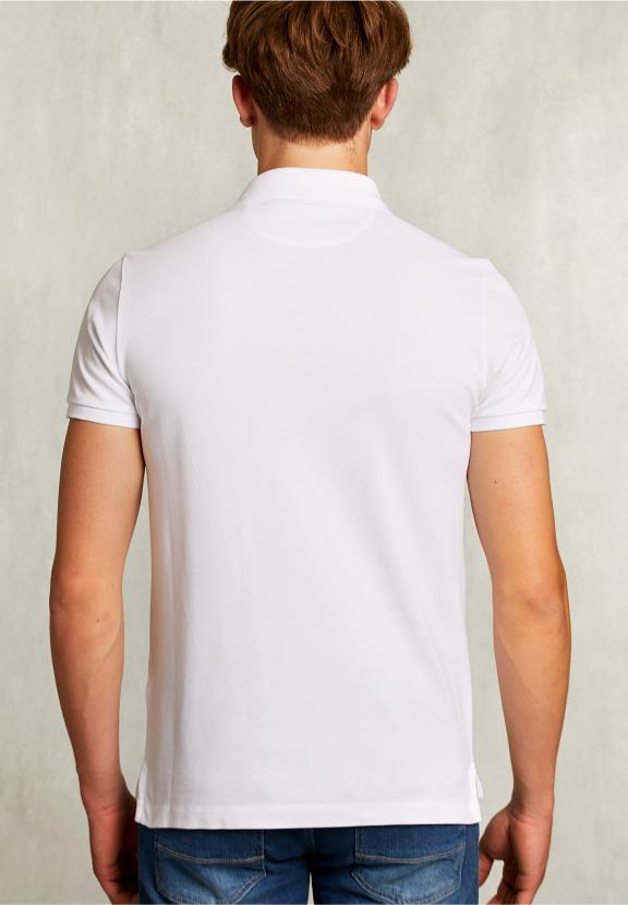 Basic Pima Pique Cf Ss - Wit