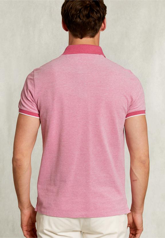 Custom Fit Cotton Polo Amaranth - Rose