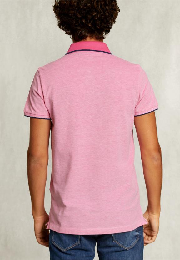 Custom Fit Cotton Polo Amaranth - Rose