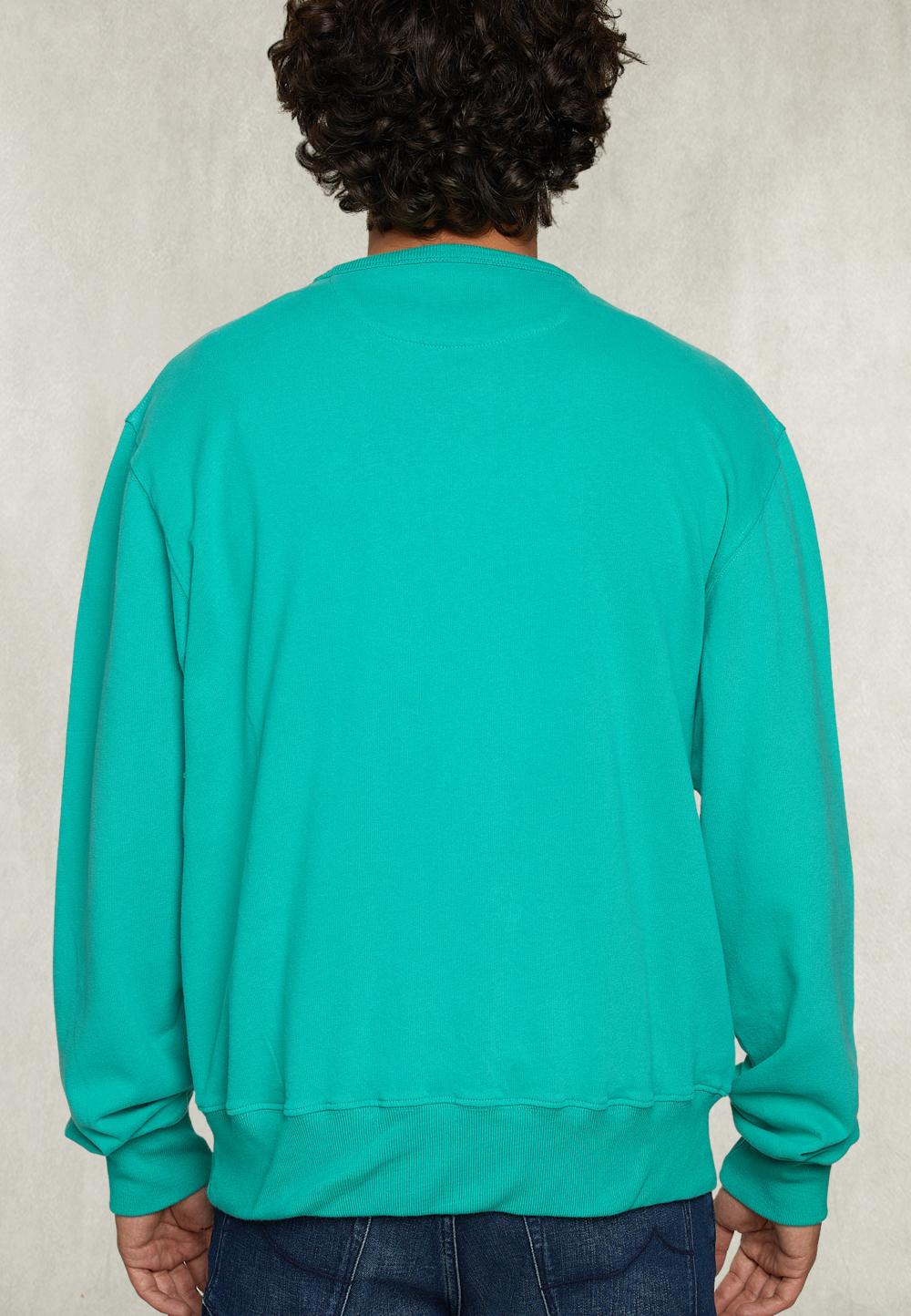 Basic Crew Neck Sweater Kiwi - Groen