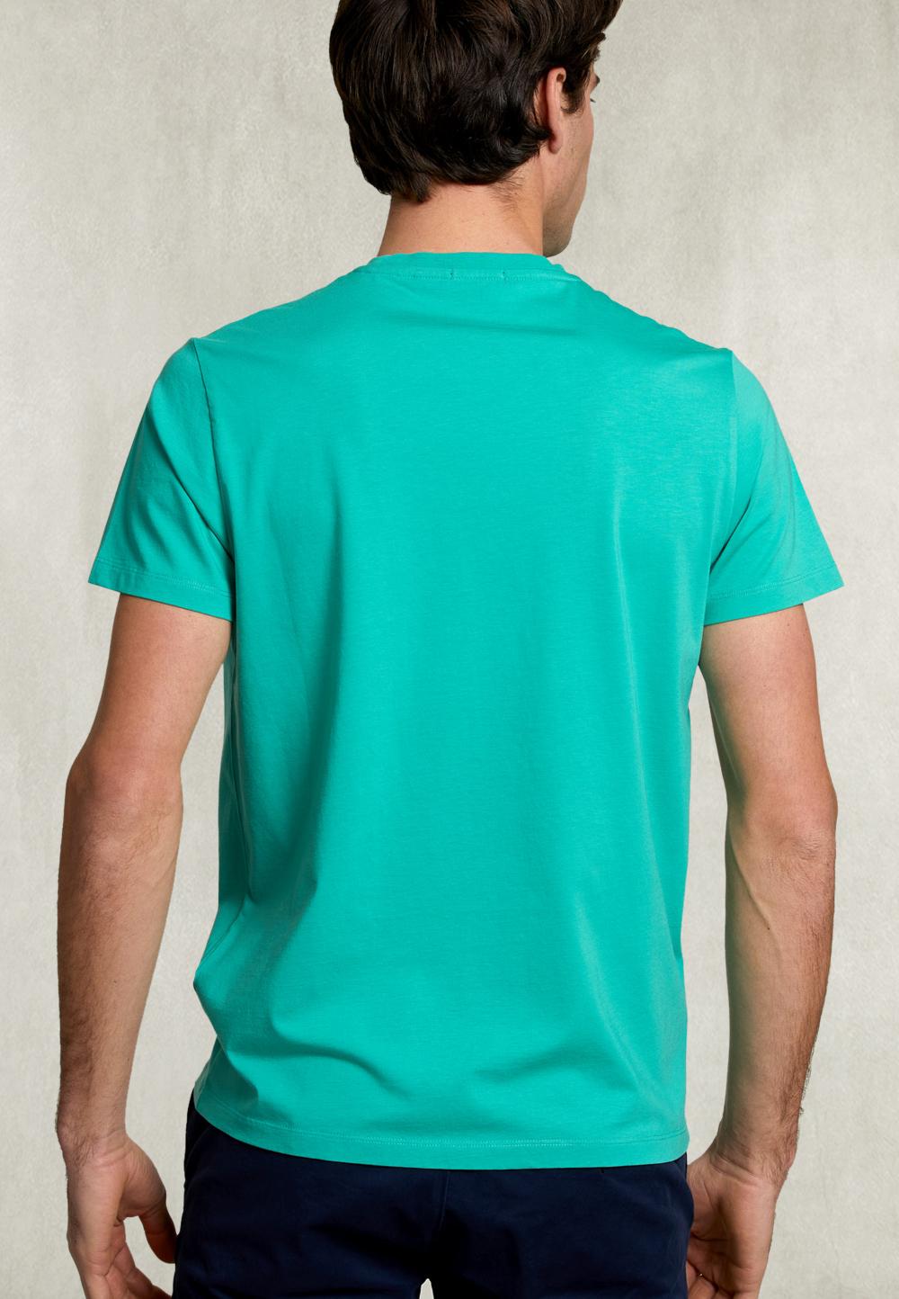 Custom Fit Pima Cotton Crew Neck T-Shirt Kiwi - Vert