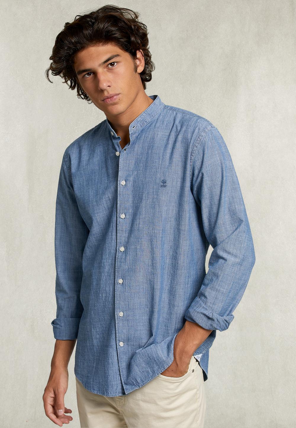 Slim Fit Shirt Blue - Denim