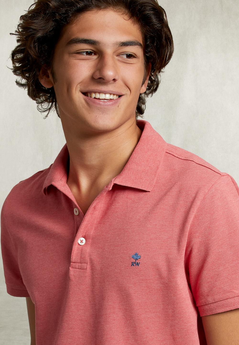 Custom Fit Pima Cotton Polo Punch Mix - Roze