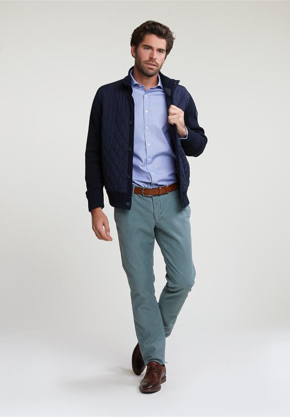 Slim Fit Striped Shirt Blue/White - Multi