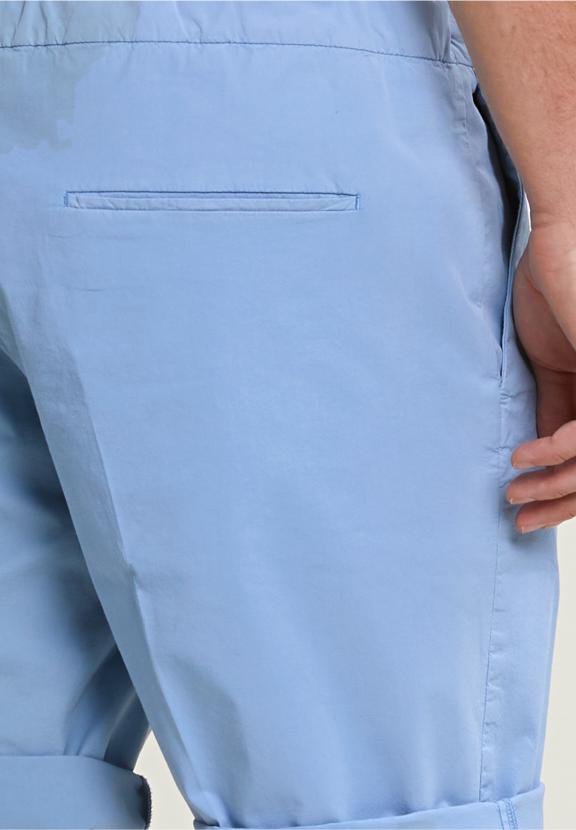 Fancy Cotton Stretch Short Stone - Blauw