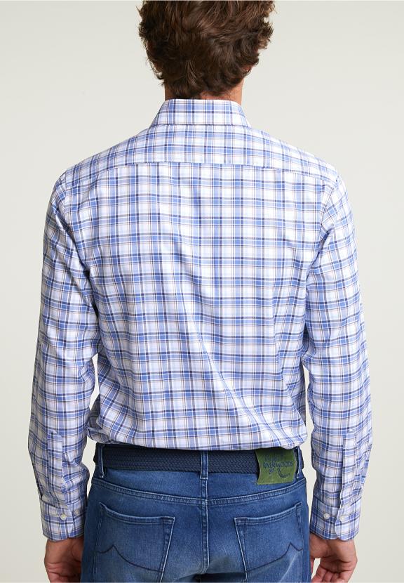 Custom Fit Checked Shirt Multi - Mix