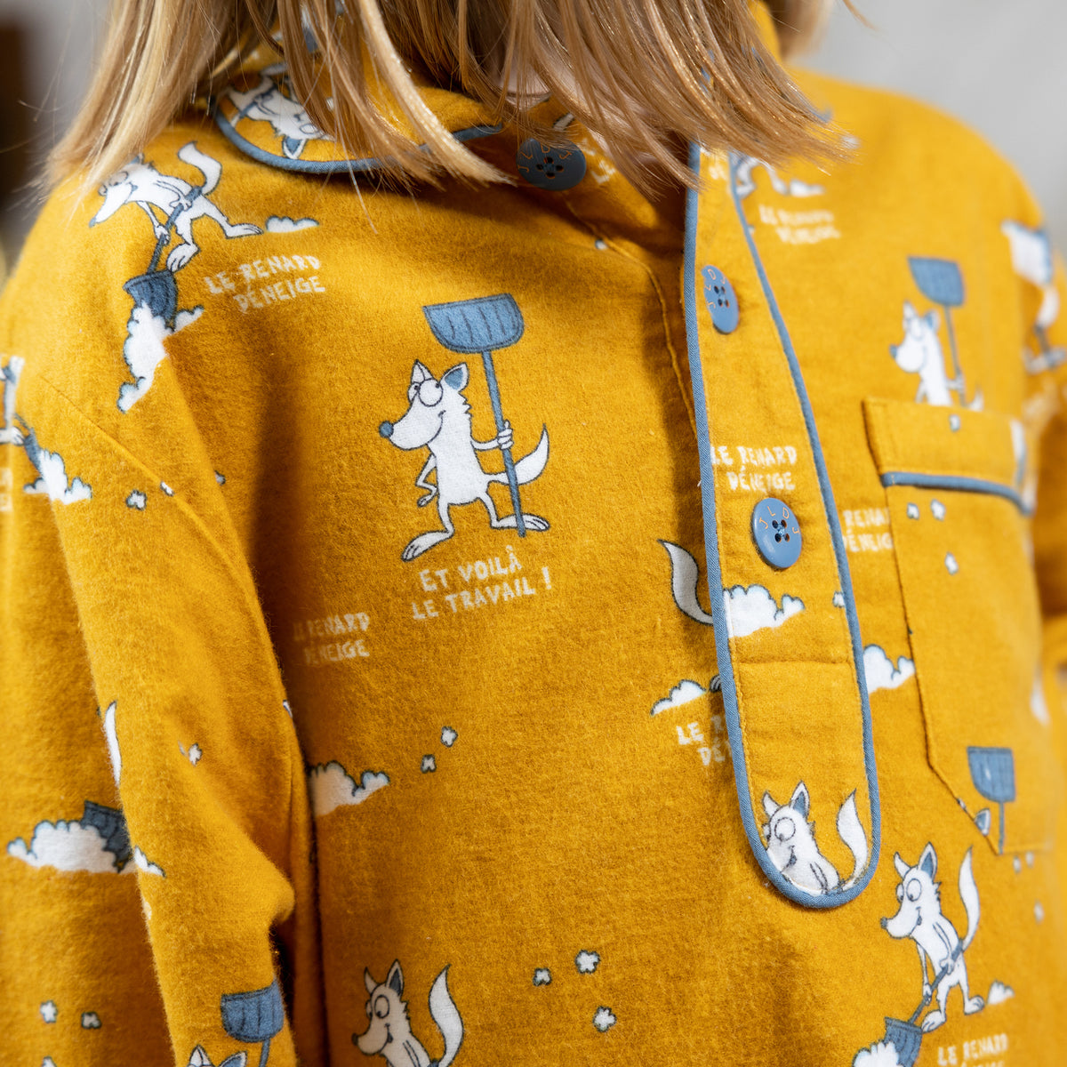 Nightdress Flannelle - Girl - Ocre