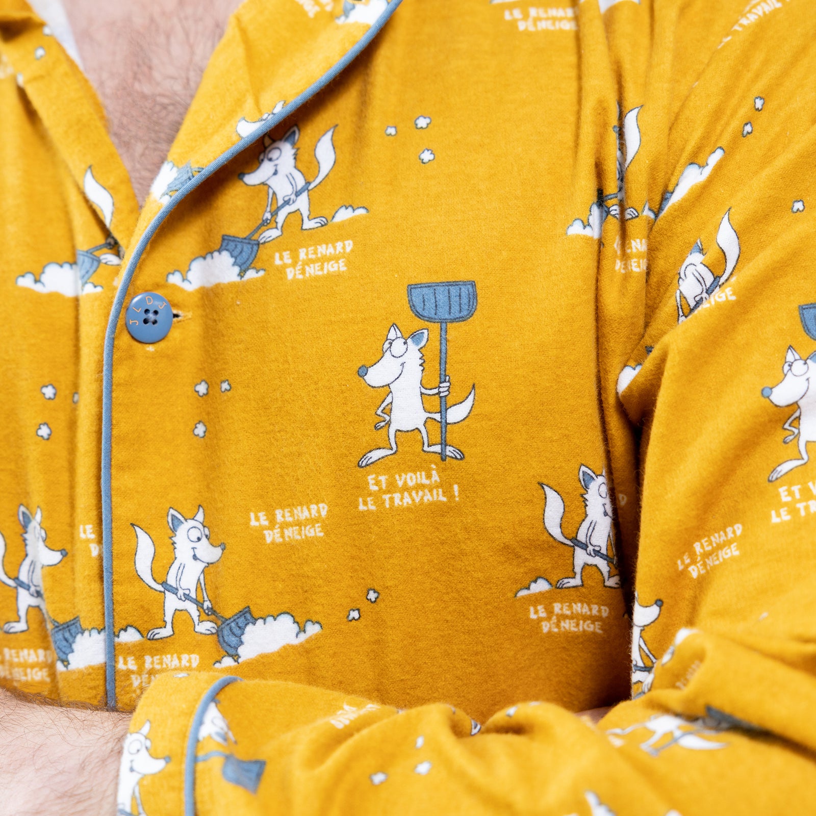 Pyjama Flannelle  - Men - Ocre