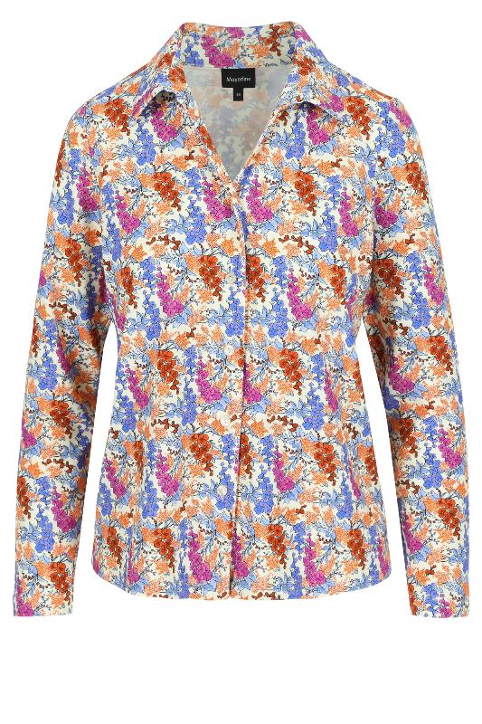 Mayerline - Jersey blouse - Jackie - Whitecap gray