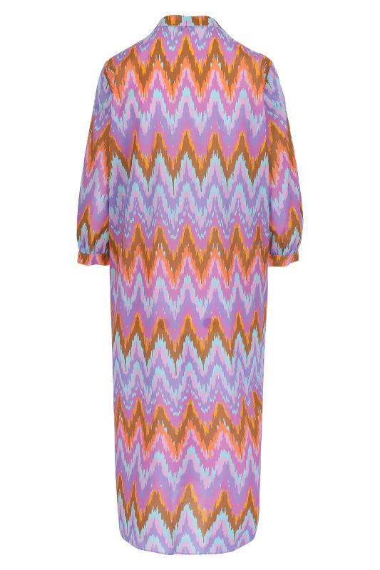 Améline - Lange jurk - Rua - Paisley purple