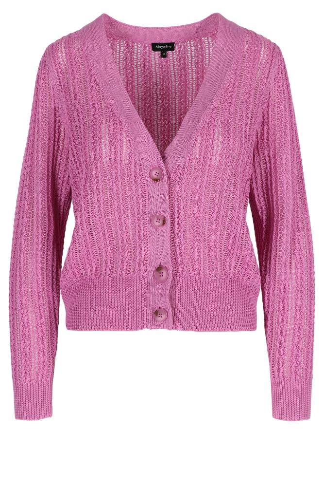 Mayerline - Gebreide Vesten - Ansley - Opera Mauve