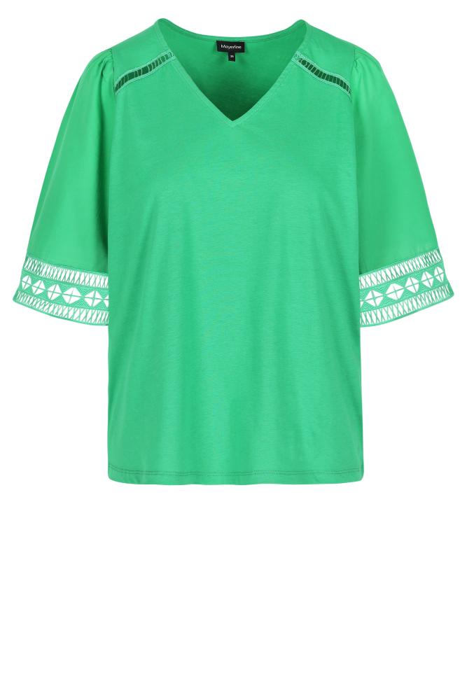 Mayerline - Blouse - Jeslina-V - Classic Green