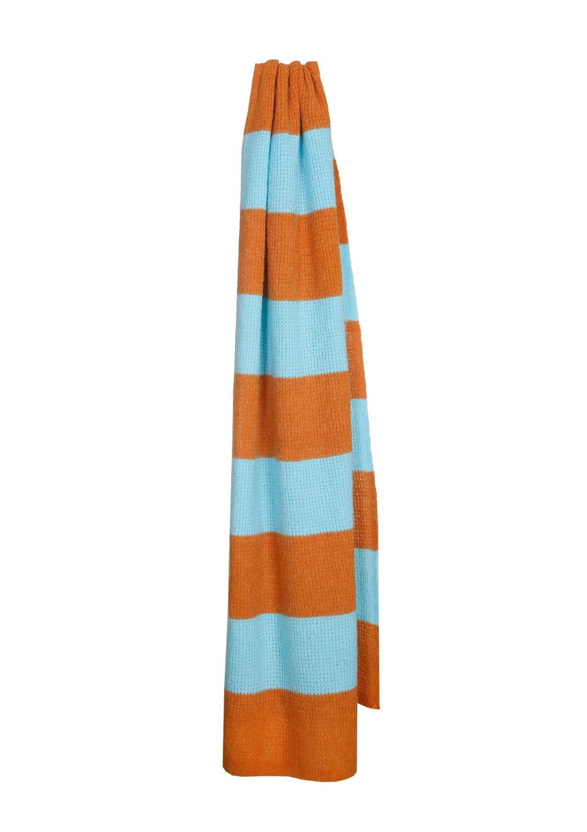Spacy Striped Scarf Caramel / Blue