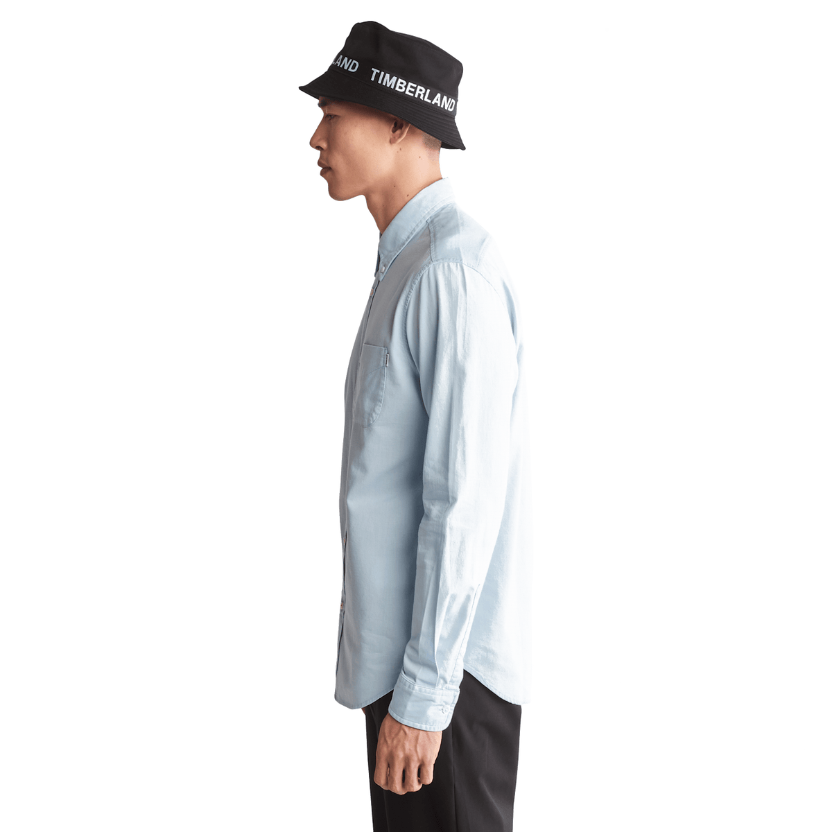 Gale River Yarn Die Oxford Long Sleeve Shirt Skyway Yd