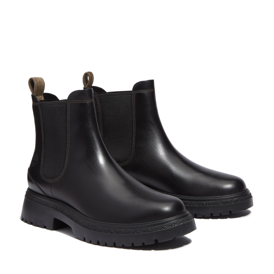 Cambria Valley Mid Chelsea Boot Black Full Grain