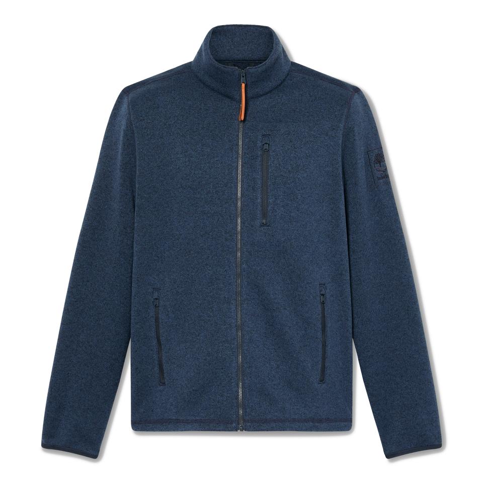 Melange Fleece Jacket Dark Sapphire Heather