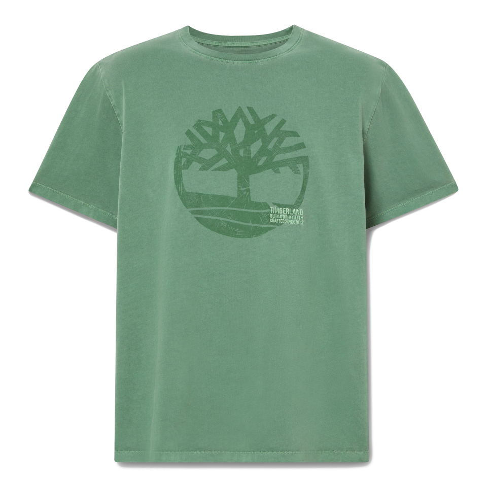 Garment Dye Logo Graphic Tee MYRTLE