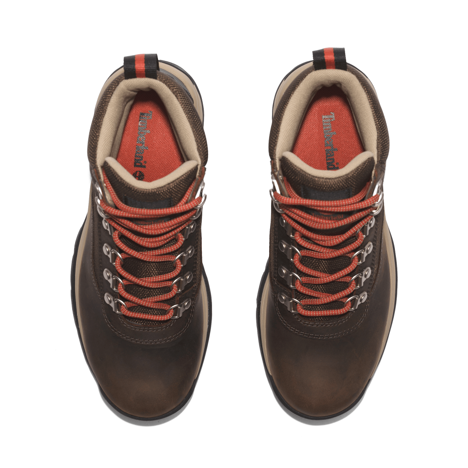 White Ledge Mid Lace Up Waterproof Hiking Boot Chocolate Brown