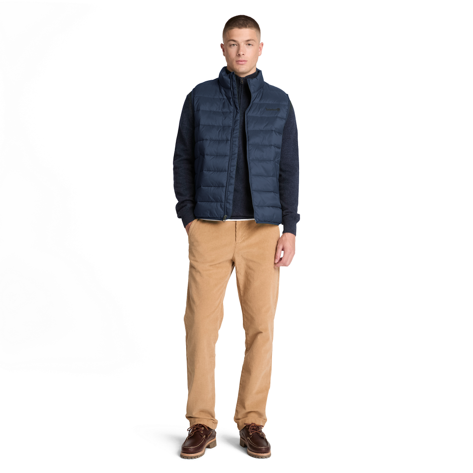Dwr Lightweight Puffer Vest Dark Sapphire