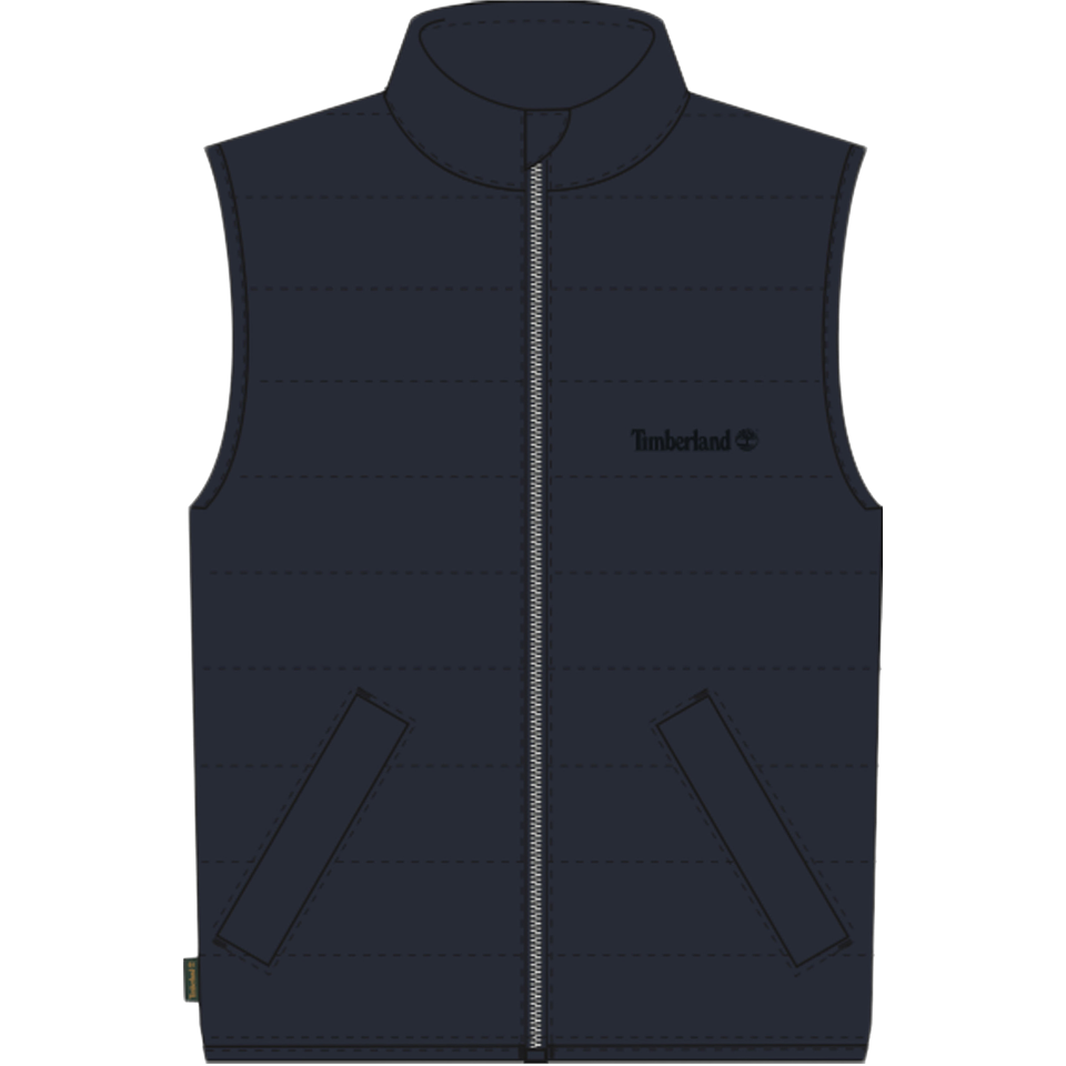 Dwr Lightweight Puffer Vest Dark Sapphire