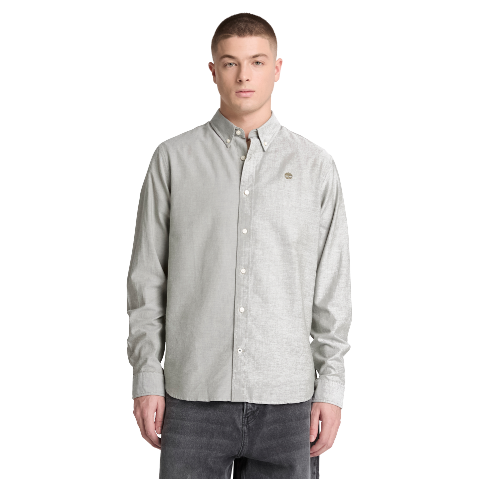 Gale River Oxford Ls Shirt Deep Lichen Green Yd