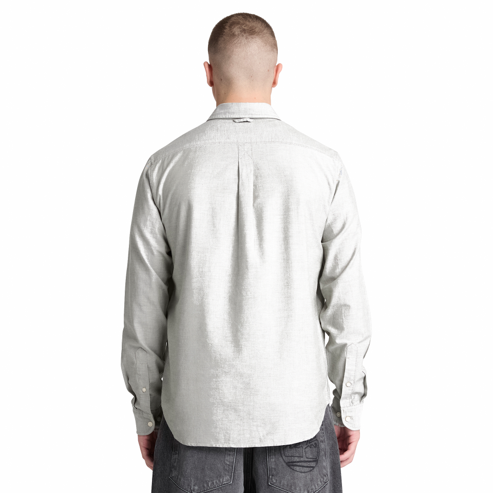 Gale River Oxford Ls Shirt Deep Lichen Green Yd