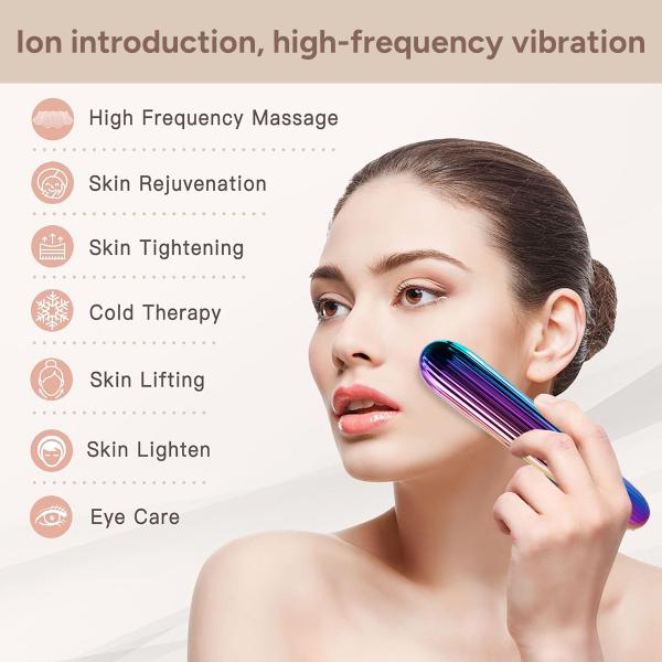 Masseur Oculaire A Pression Chaude Et Froide - Multicolor