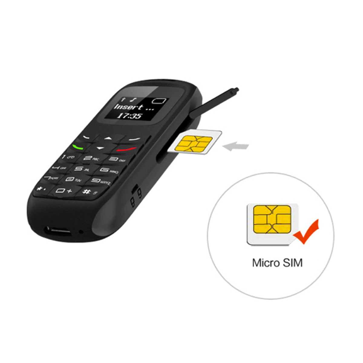 Telefoon Bluetooth - Zwart