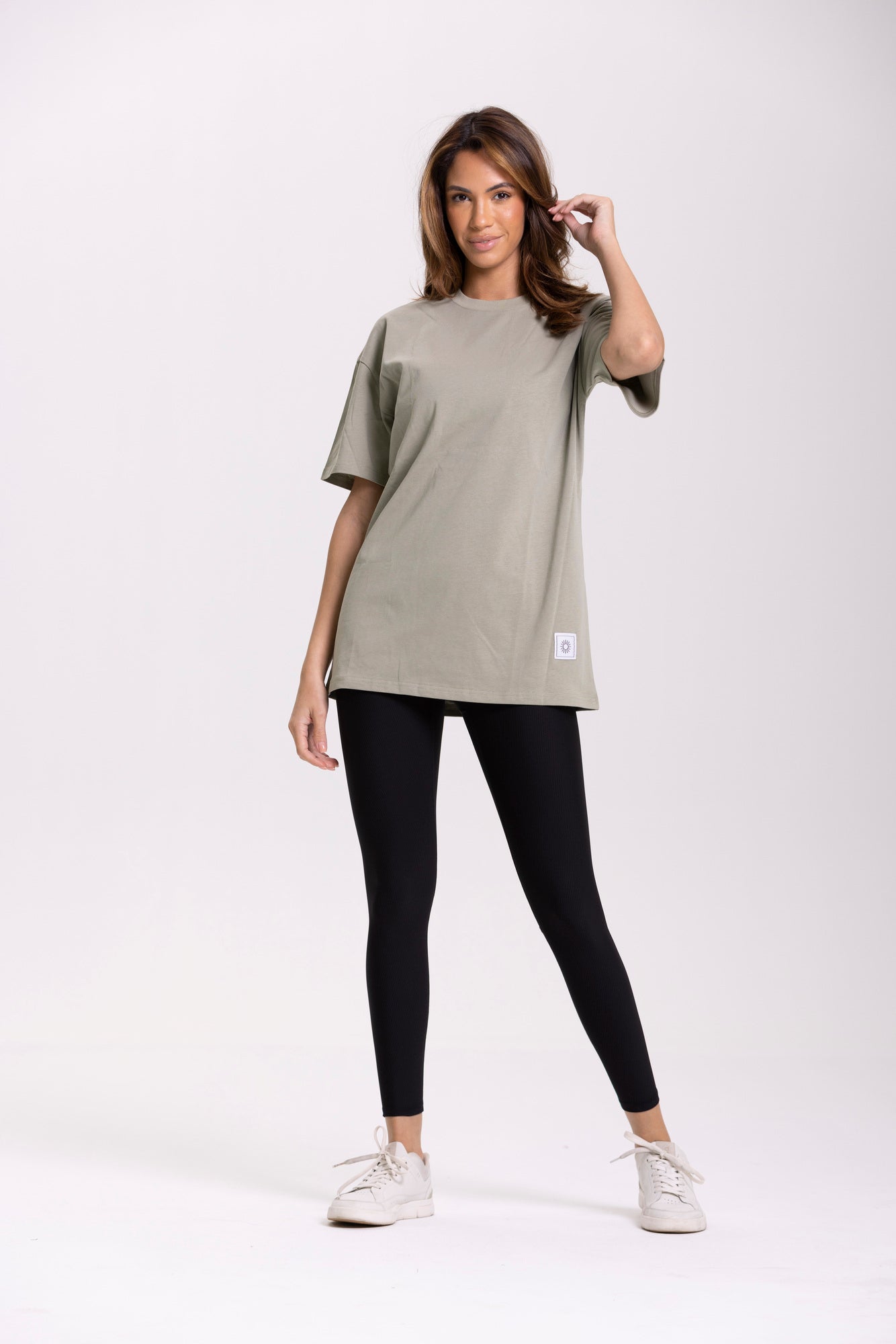 Tee Shirt Oversize  - Gris 