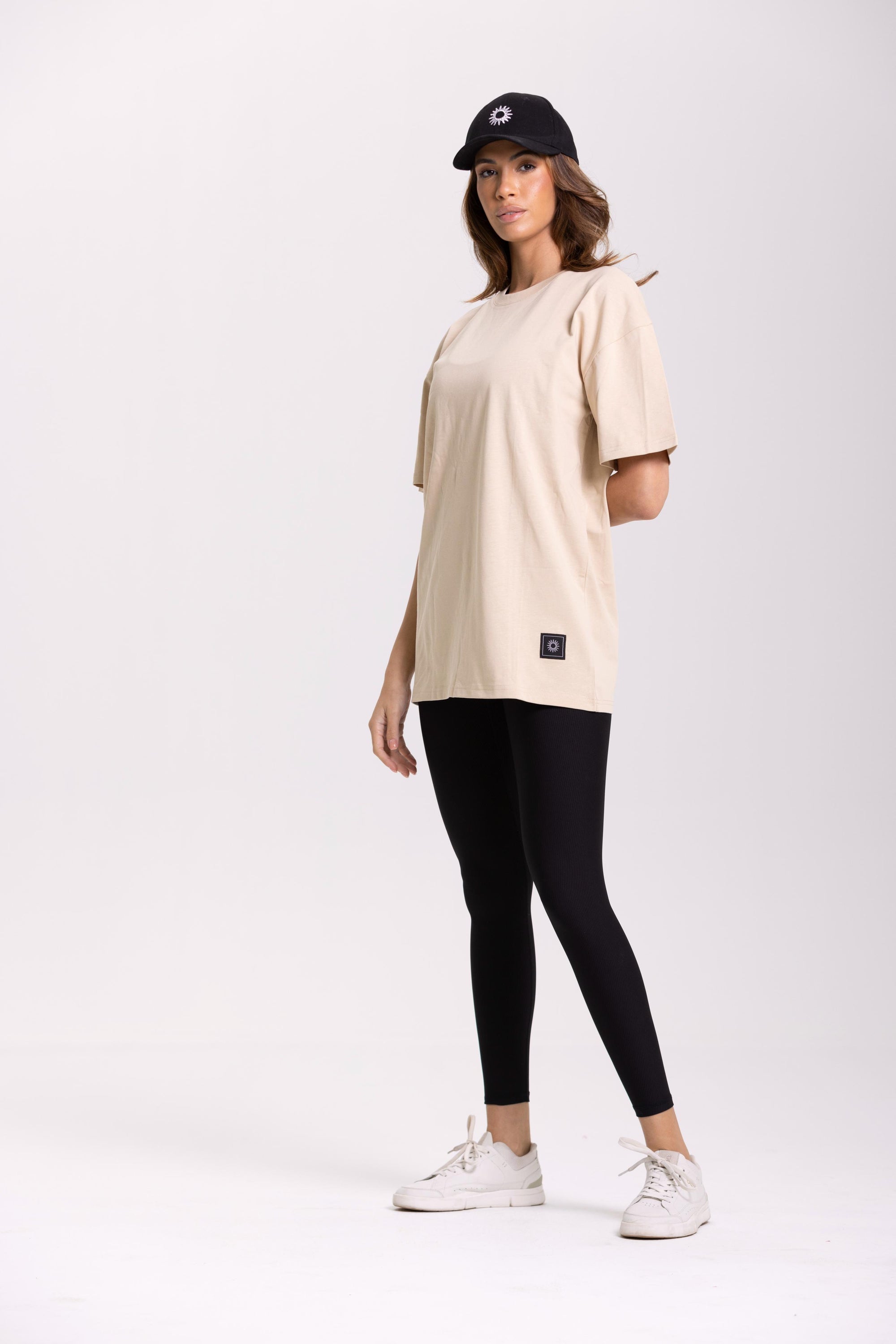 Oversized T-Shirt - Beige