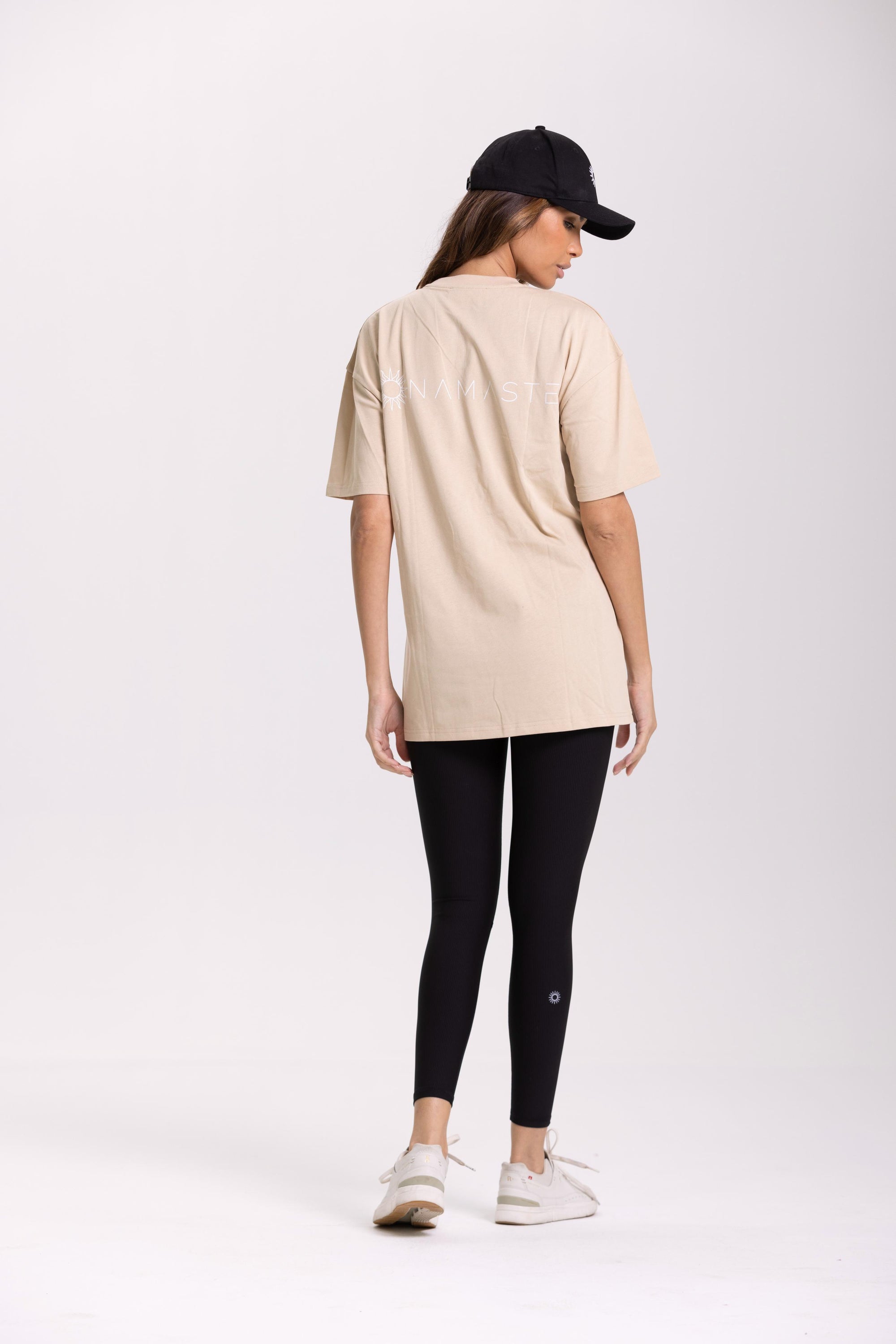 Oversized T-Shirt - Beige