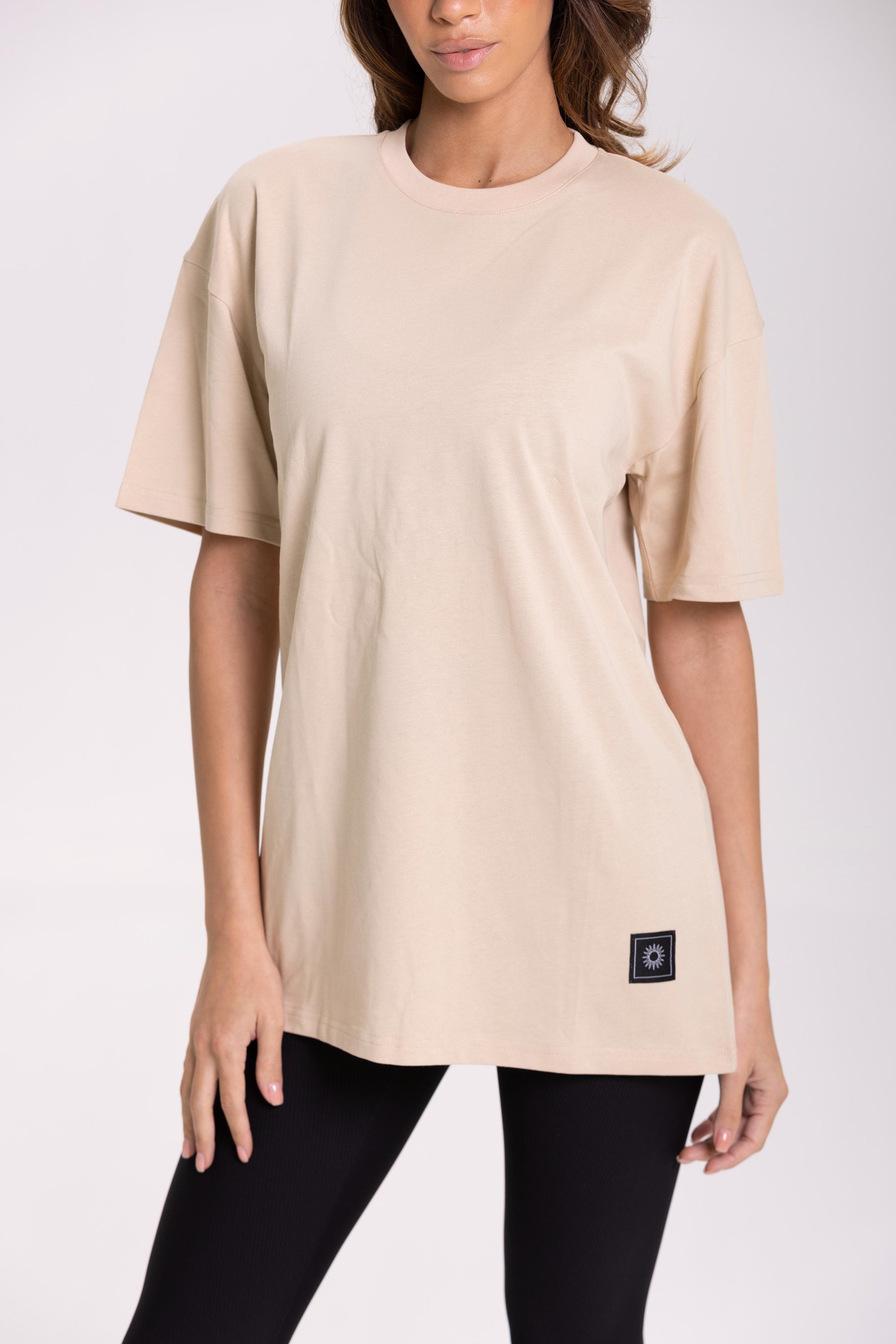 Oversized T-Shirt - Beige