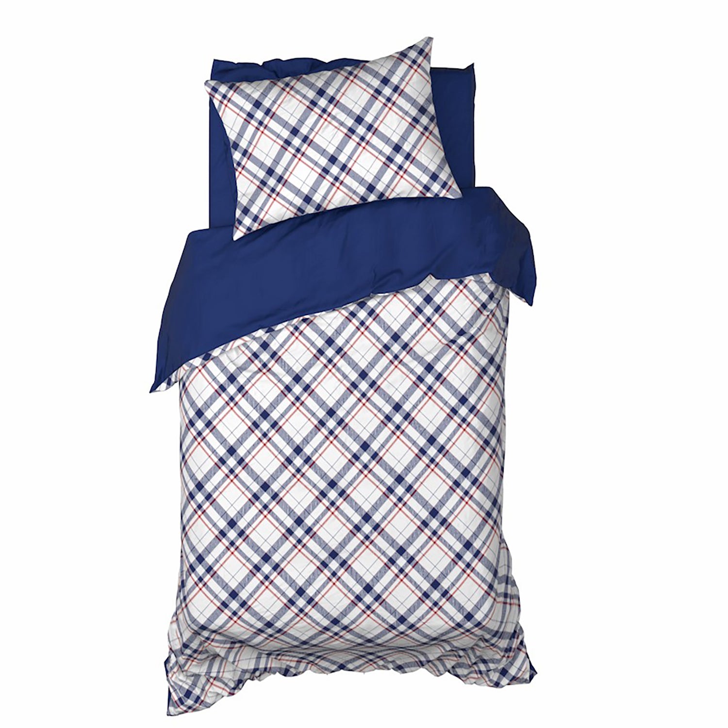 TANGLE Collectie - Tartan Blue Indigo