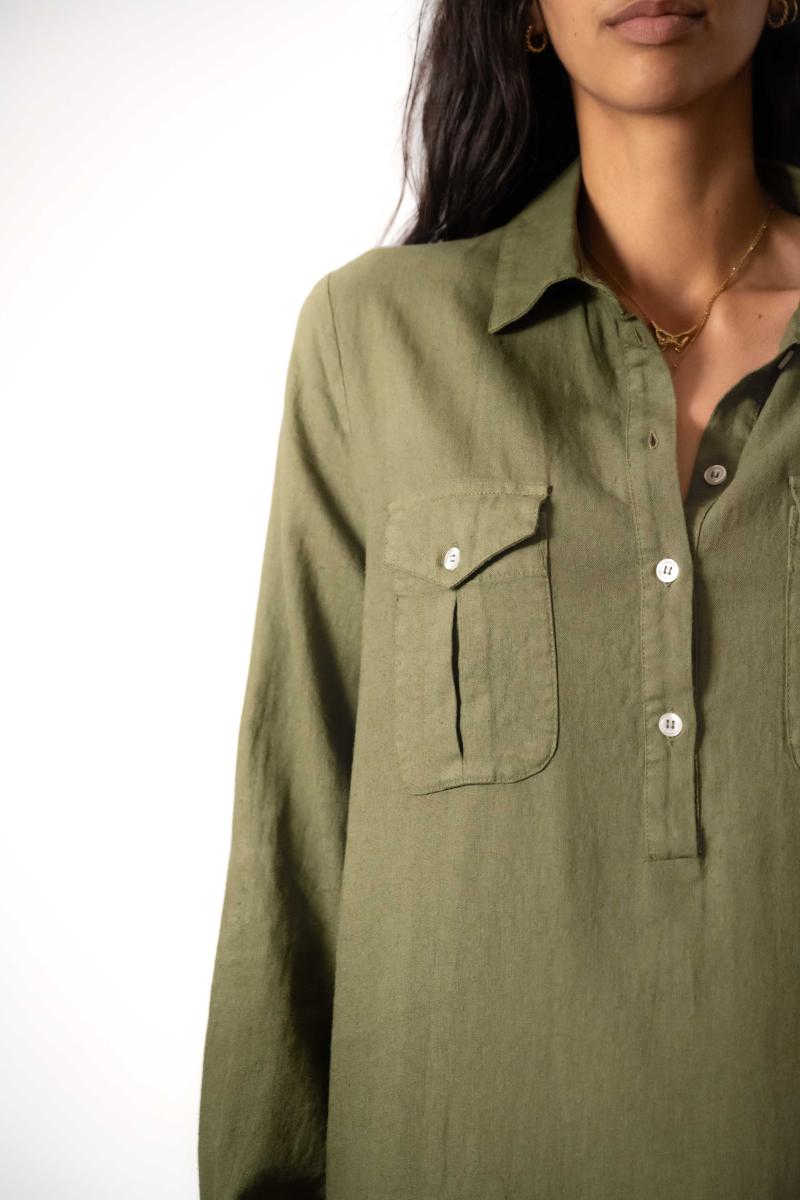 Jurk - Violetta - Khaki