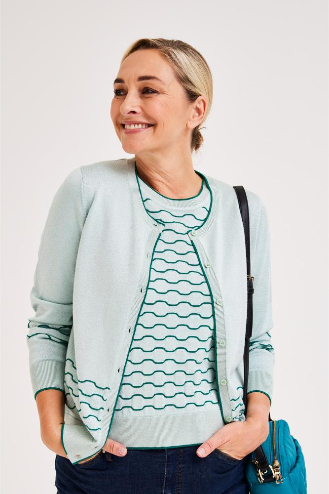 Mayerline - Cardigan Maille - Abiras - Harbor Gray