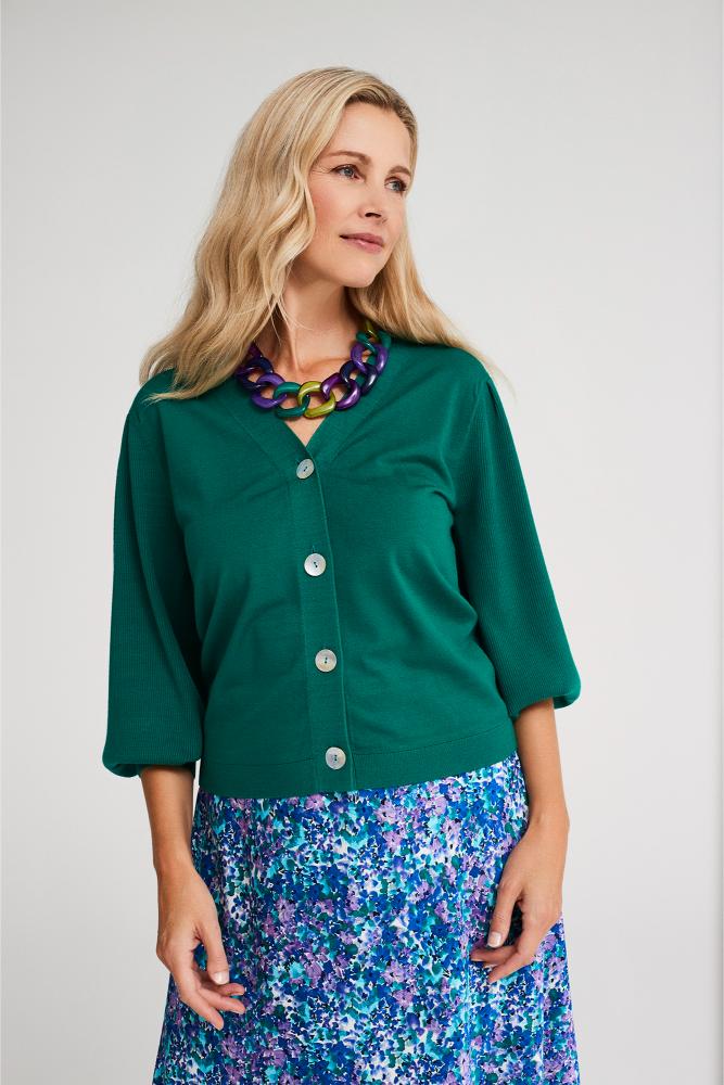 Mayerline - Gebreid Vest - Aboniface - Cadmium Green