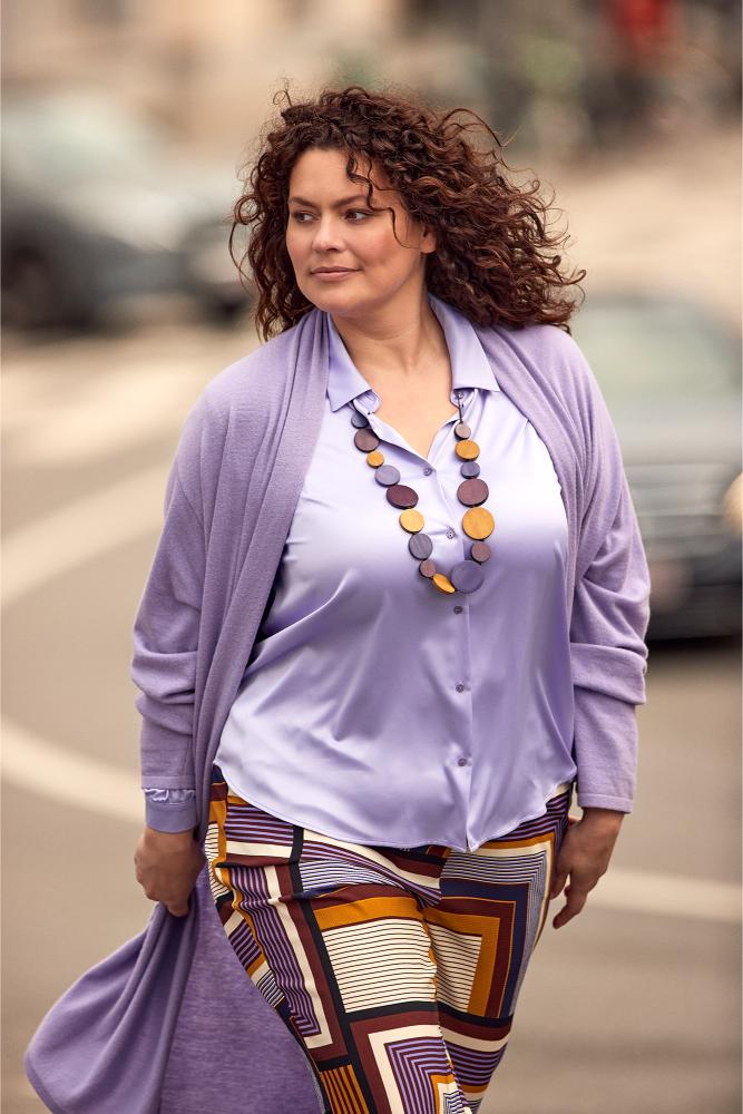 Mayerline - Cardigan Maille - Azure - Violet Tulip