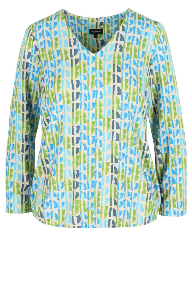 Mayerline - Jersey Blouse - Jedo - Blue Atoll