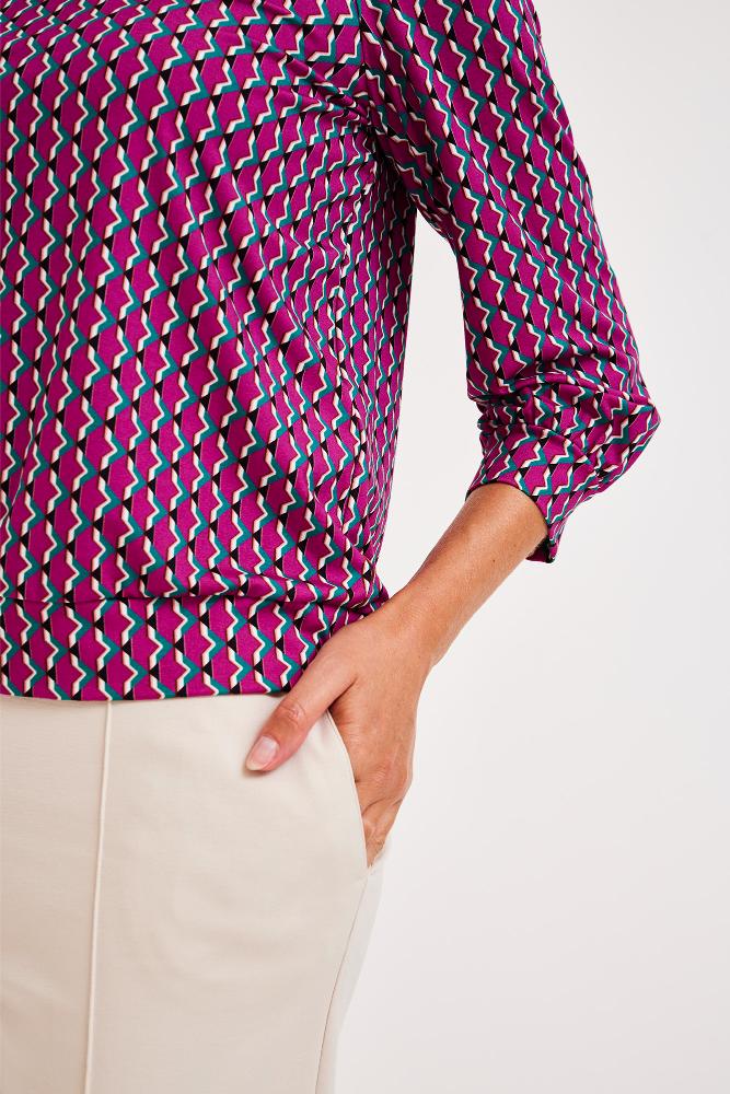 Mayerline - Jersey Blouse - Jelaya - Festival Fuchsia