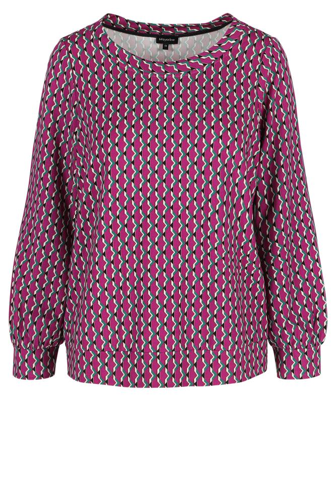 Mayerline - Jersey Blouse - Jelaya - Festival Fuchsia