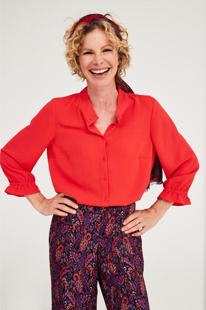 Améline - Blouse - Juar - Hybiscus Flash