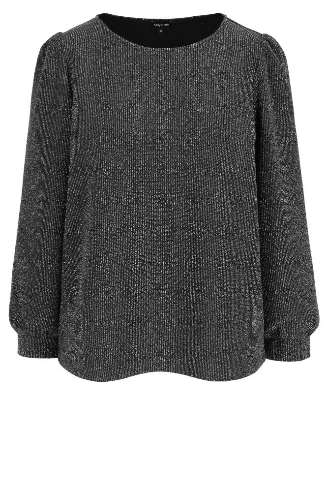 Mayerline - Jersey Blouse - Julienne - Silver