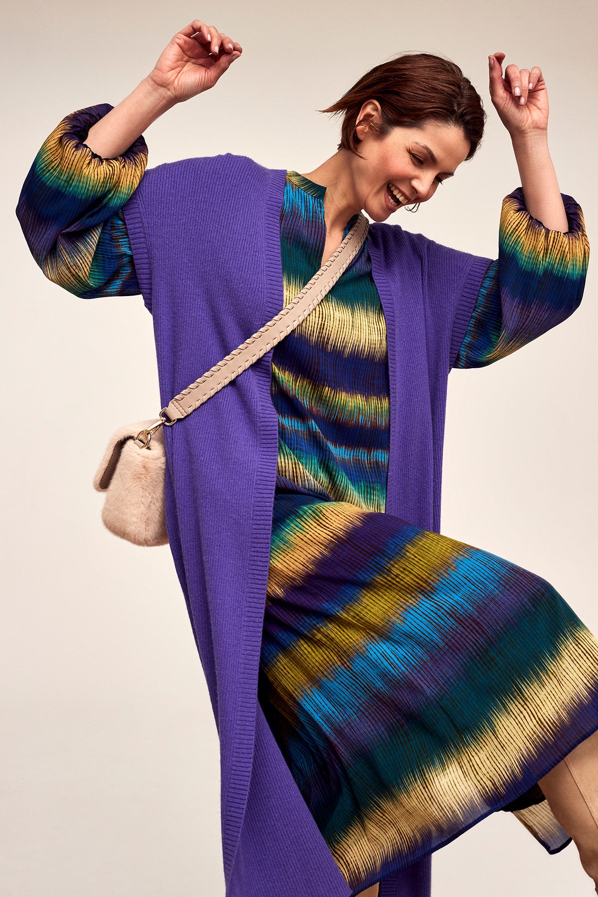 Améline - Jurk - Reffani - Royal Blue