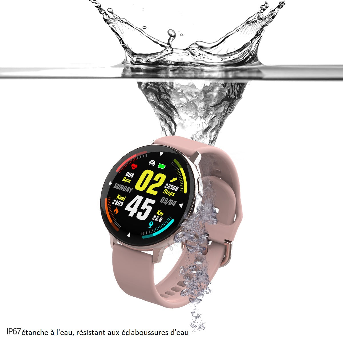 Multifunctionele Smartwatch - Roos
