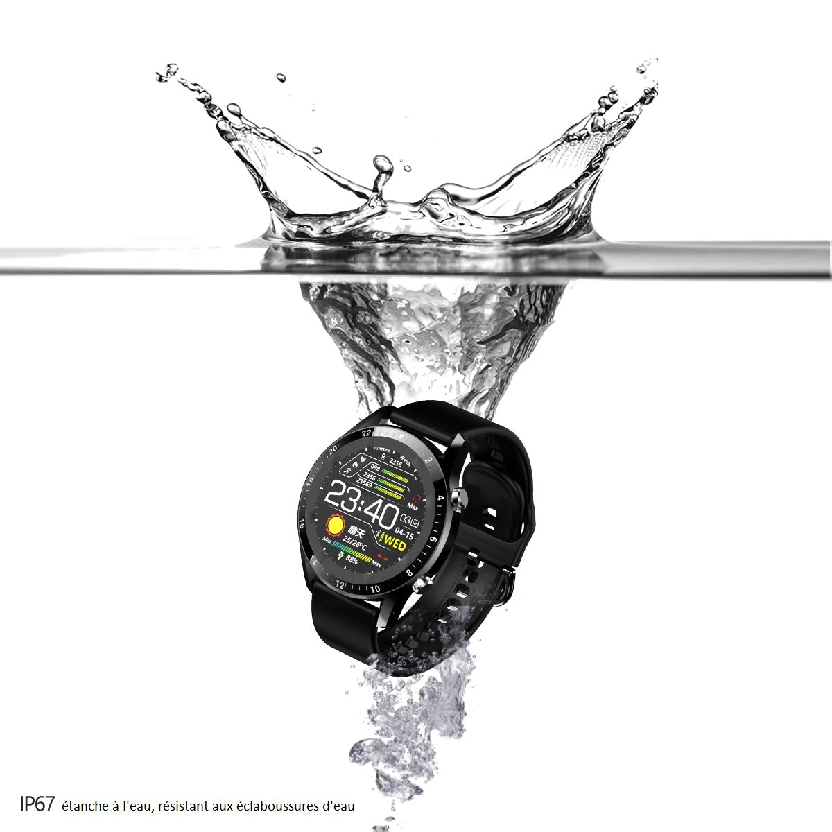 Multifunctionele Smartwatch - Zwart