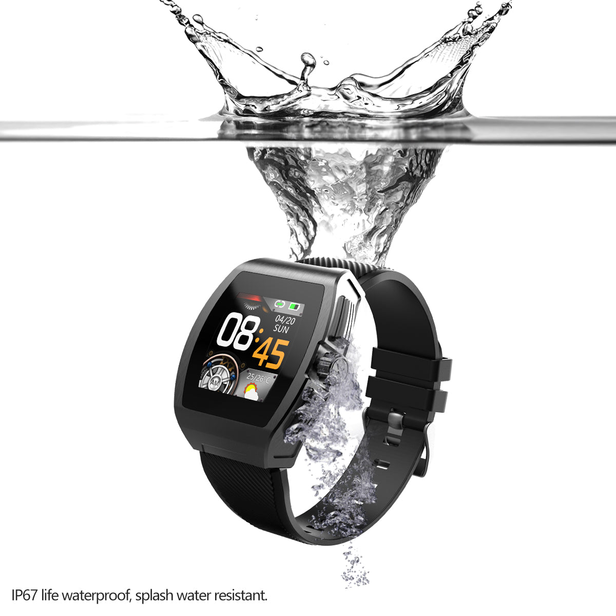 Multifunctionele Smartwatch - Of/Zwart