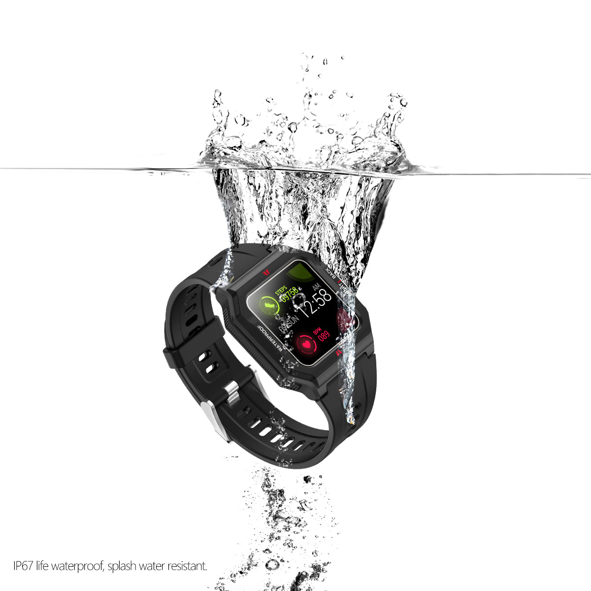 Multifunctioneel Horloge - Zwart