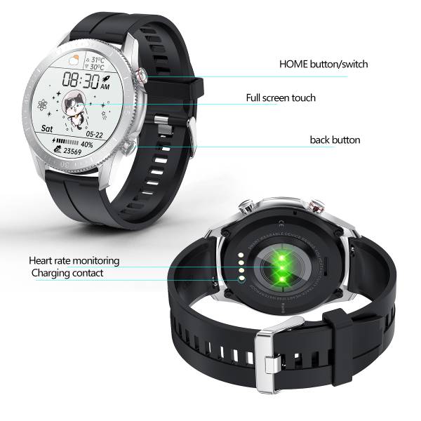 Multifunctioneel Horloge - Zwart/Zilver