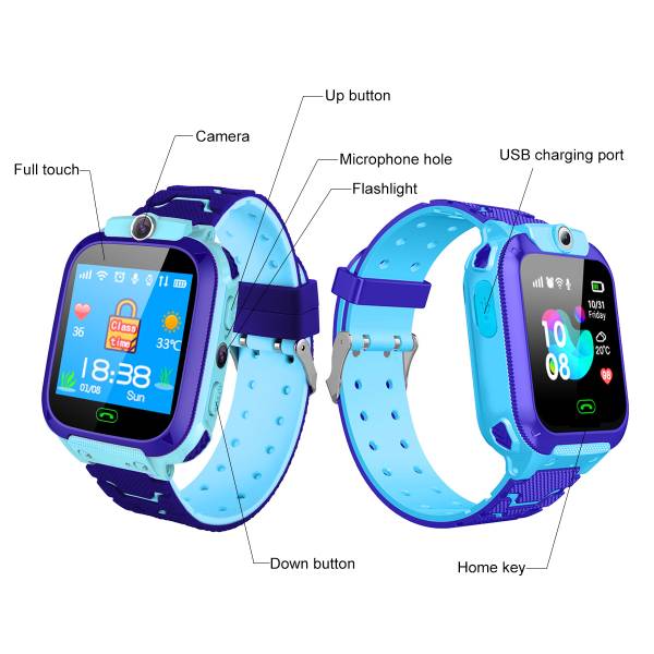 Multifunctioneel Horloge - Blauw